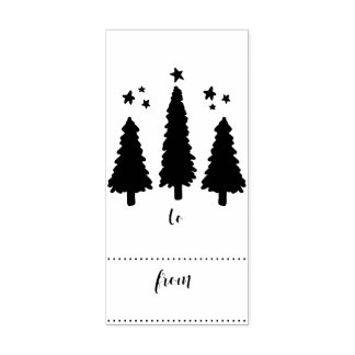 Tampons Encreurs À / De l'arbre de Noël Drapeau de poche en caoutch