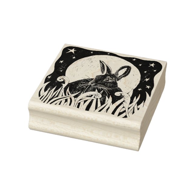 Tampons Encreurs À la lumière de la lune, lapin (Tampon)