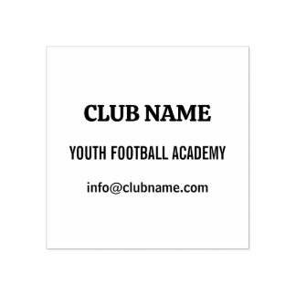 Tampons Encreurs Académie de football pour jeunes Club Adresse pers