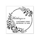 Adresse de retour de la couronne violette à main p