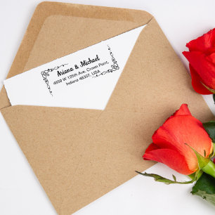 Tampons Encreurs Adresse de retour en couple, Mariage ou famille
