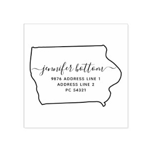 Tampons Encreurs Adresse de retour Iowa