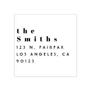 Tampons Encreurs Adresse de retour minimale simple