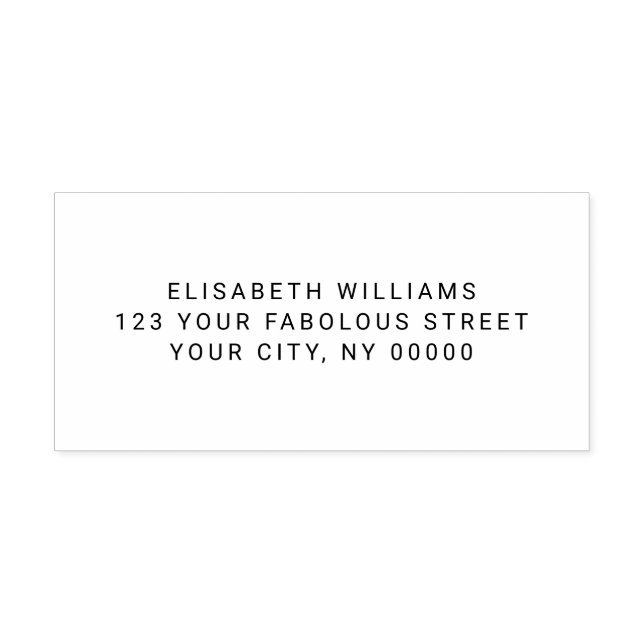 Tampons Encreurs Adresse de retour ou texte (Impression)