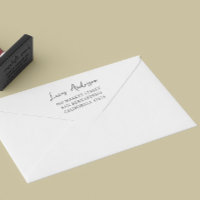 adresse de retour personnalisée Minimaliste modern