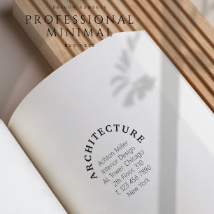 Tampons Encreurs Adresse de retour professionnelle minimale profess