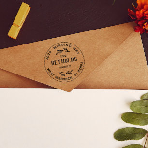 Tampons Encreurs Adresse du nom Vintage des wigs tracés à la main