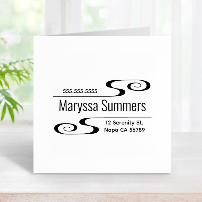 Tampons Encreurs Adresse simple des spires (Créateur téléchargé)