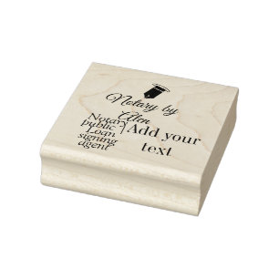 Tampons Encreurs Agent de signature de prêt public notaire ajouter 