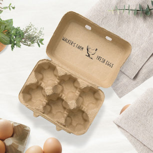Tampons Encreurs Agritourisme Hen Oeuf Horizontal Timbre Carton