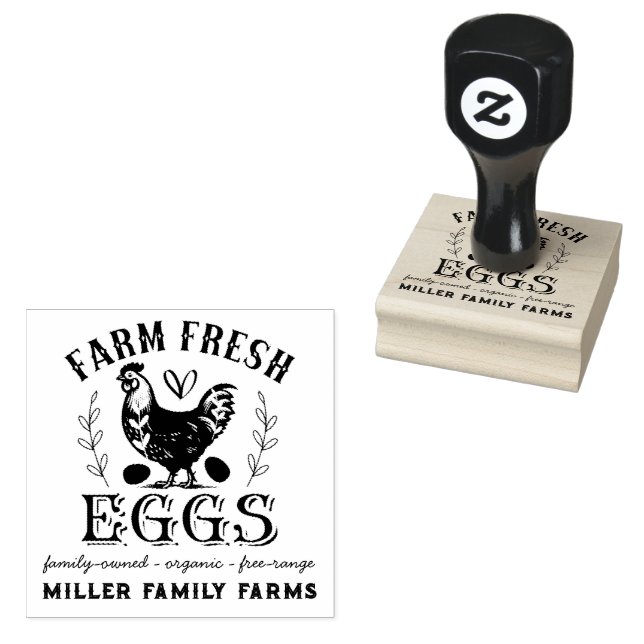 Tampons Encreurs Agritourisme Oeufs frais Famille Poulet Agritouris (Tamponné)