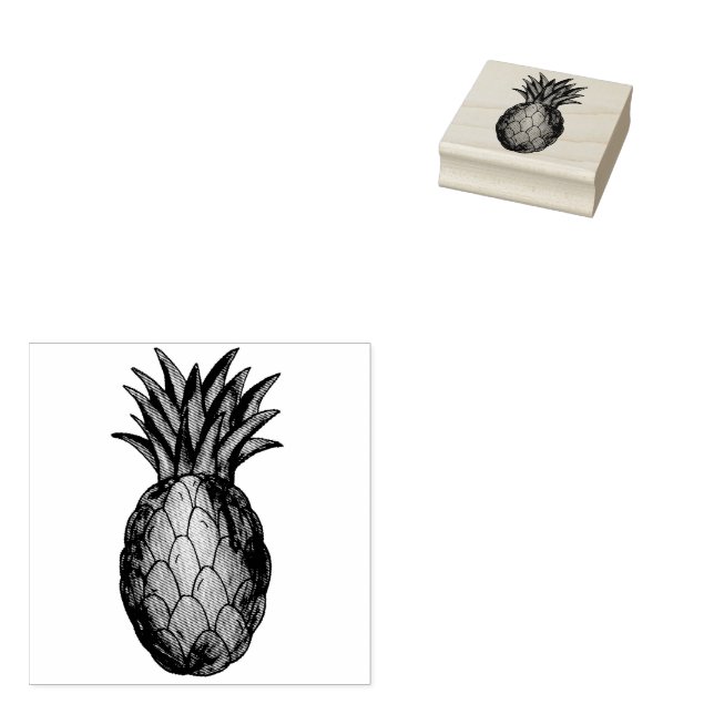 Tampons Encreurs Aiguille hawaïenne Fruit de l'île tropicale Hawaii (Tamponné)