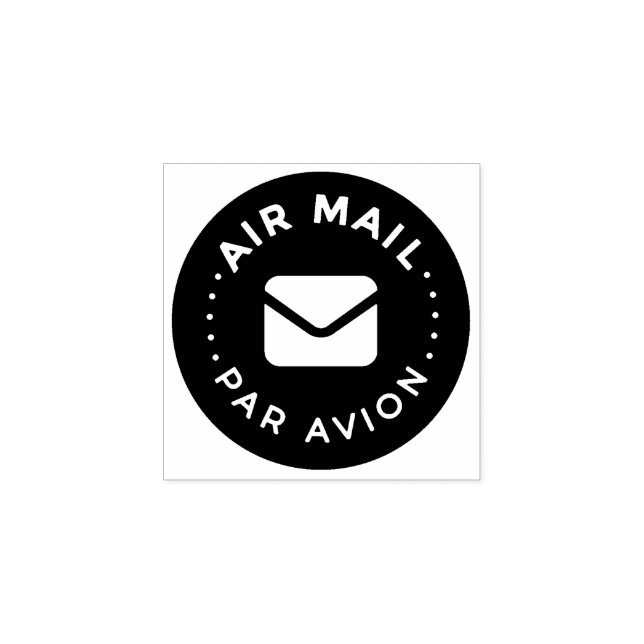 Tampons Encreurs AIR MAIL PAR AVION エアメールスタンプ 手紙 便箋 mail letter ラバー (Impression)
