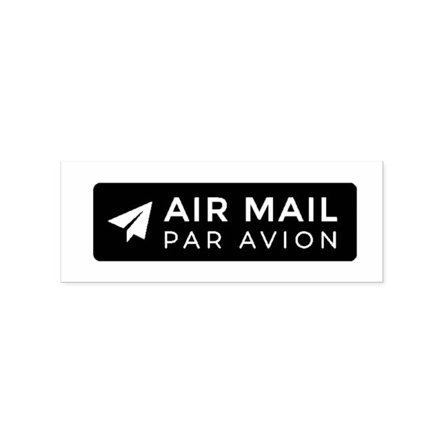 Tampons Encreurs AIR MAIL PAR AVION 紙飛行機 エアメールスタンプ paper airplane ラ (Impression)