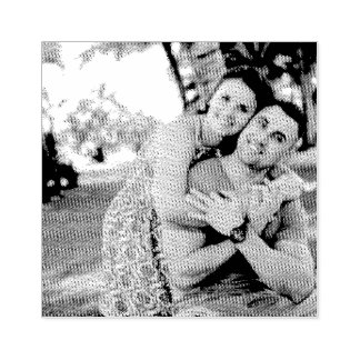 TAMPONS ENCREURS AJOUTER VOTRE MARIAGE PHOTO CUSTOMISÉ CAOUTCHOUC E