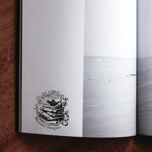 Tampons Encreurs Aladdin Lamp Custom Ex Librairies, Livre