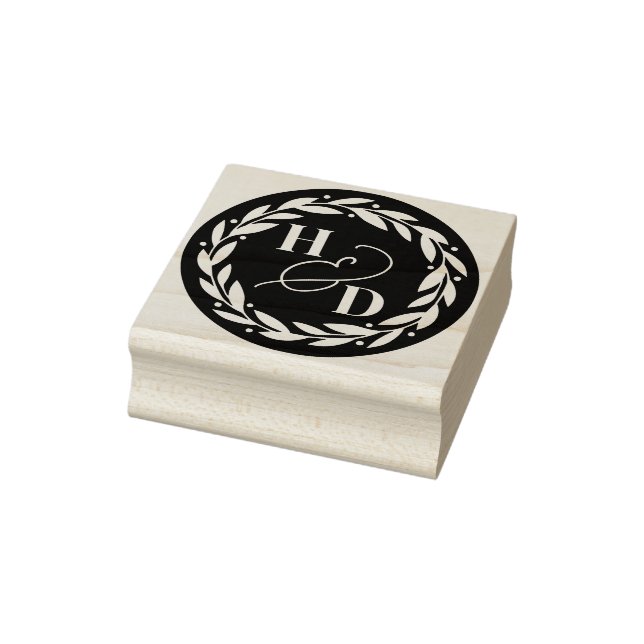 Tampons Encreurs Ampersand Couples Initiales Mariage de couronne (Tampon)