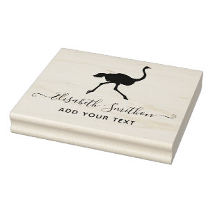 Tampons Encreurs Amusant Ostrich mignonne Oiseau animal Papier à le