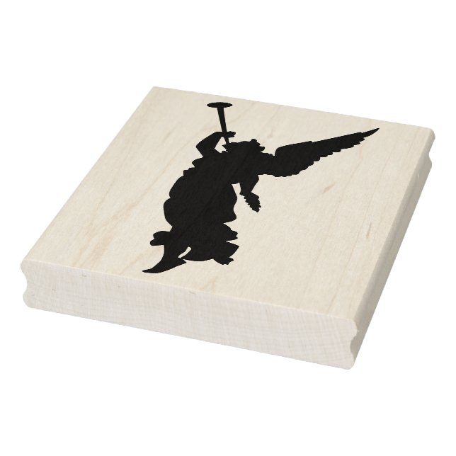 Tampons Encreurs Angel Silhouette avec timbre d'art de trompette (Tampon)