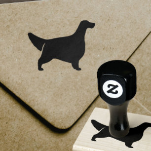 Tampons Encreurs Anglais Setter Chien race Silhouette
