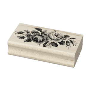 Tampons Encreurs Antique Rose vintage