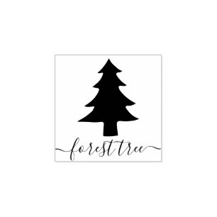 Tampons Encreurs Arbre de Noël Simple Joyeux