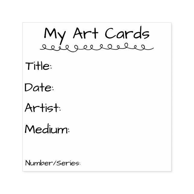 Tampons Encreurs Art Card Stamp