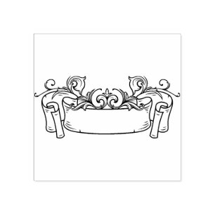 Tampons Encreurs Art Simple Deco Vintage Ribbon Scrapbooking