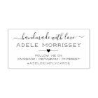 Artisanat artisanal avec amour médias sociaux