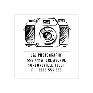 Tampons Encreurs Artiste SLR Caméra de film photographe Timbre en