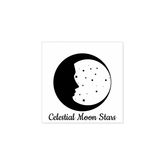 Tampons Encreurs Astrologie des étoiles de lune céleste (Impression)