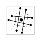 Atom rétro atomique minimaliste moderne du milieu 