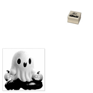 Tampons Encreurs Baby Ghost Déplaisant mignon caractère Halloween