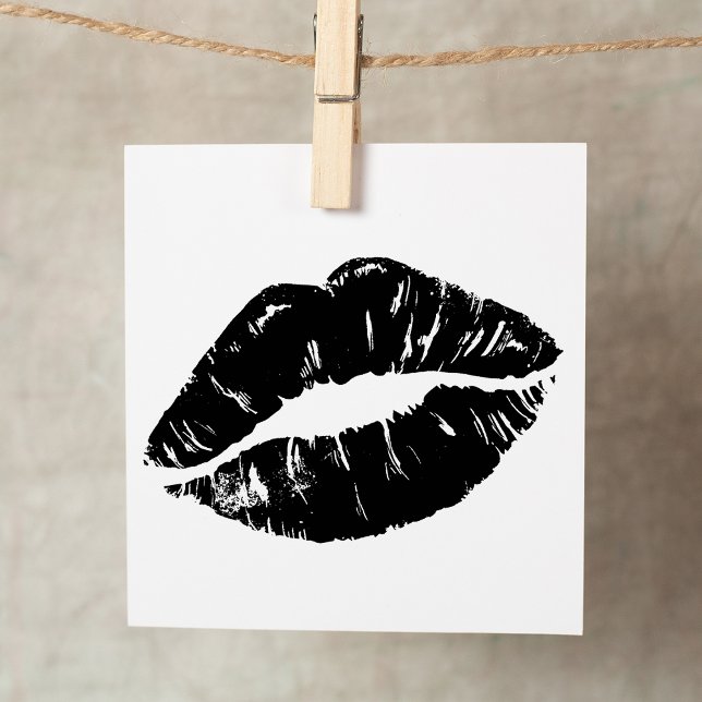 Tampons Encreurs Baiser sur les lèvres (Kiss Lip Rubber Stamp)