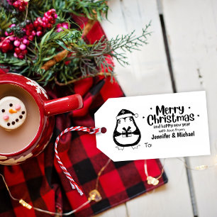 Tampons Encreurs Balise cadeau de Noël de mignonne pingouin