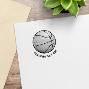 Tampons Encreurs Ballon de Basket sur mesure 1x1