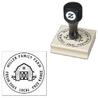 Barne Logo Famille Ferme Personnalisé Rond Oeuf De