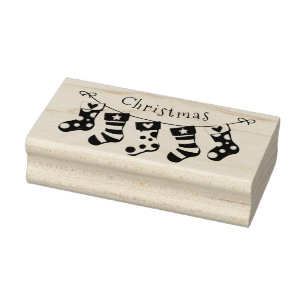 Tampons Encreurs Bas de Noël
