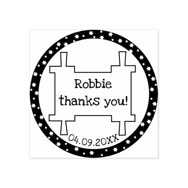 Tampons Encreurs Bat Bar Mitzvah Stamp et Torah Stamp (Impression)
