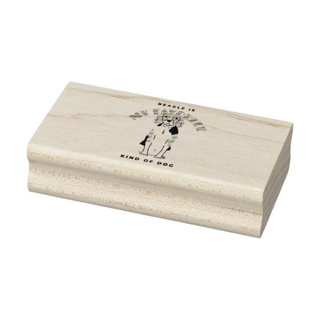 TAMPONS ENCREURS BEAGLE EST MON CHIEN PRÉFÉRÉ (Tampon)