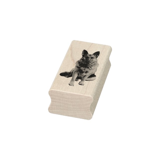 Tampons Encreurs Beau Portrait allemand berger chien (Tampon)