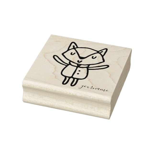 Tampons Encreurs Bébé Renard Animal Mignon (Tampon)