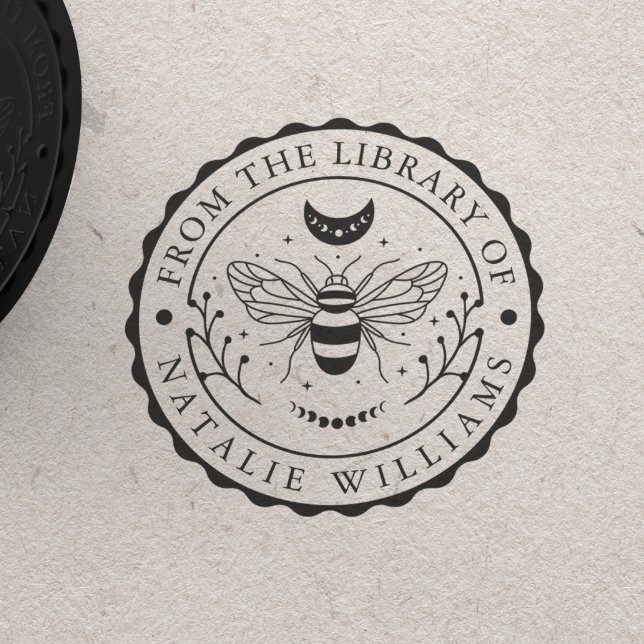 Tampons Encreurs Bee Moon Floral de la Bibliothèque de (Créateur téléchargé)