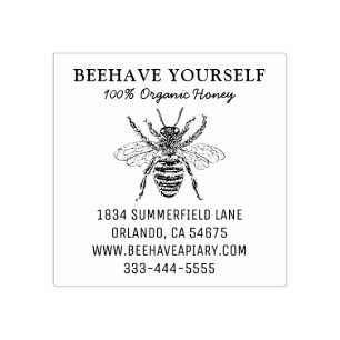 Tampons Encreurs Beekeeper Honeybee Honey Apiary Bee Farm