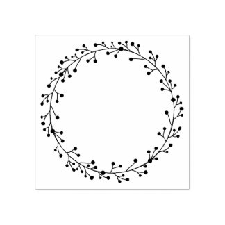 Tampons Encreurs Belle couronne de fleurs Scrapbooking