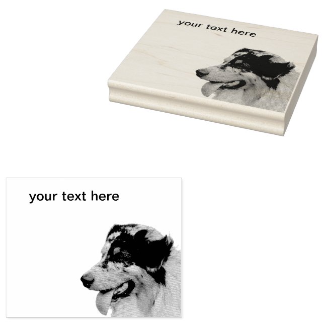 Tampons Encreurs Berger australien (Tamponné)