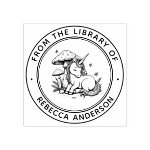 Tampons Encreurs Bibliothèque de tabouret de bébé personnalisée Uni