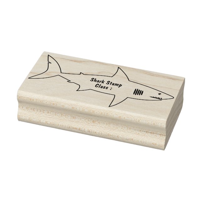Tampons Encreurs Bibliothèque du requin de l'école (Tampon)
