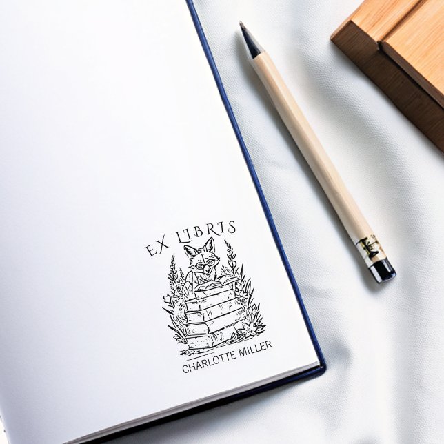 Tampons Encreurs Bibliothèque Ex Moderne Fox (Créateur téléchargé)