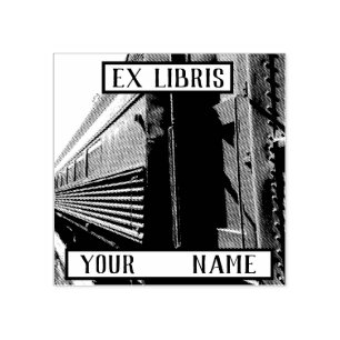 Tampons Encreurs Bibliothèque Photo Ex personnalisée